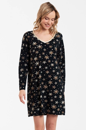 Nocna koszula Italian Fashion Laponia dł.r. druk S Nocna koszula 