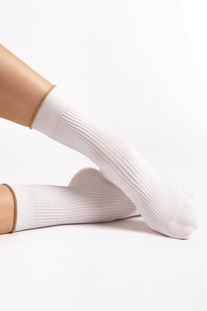 Skarpetki Fiore Sassy 40 DEN G1195 white