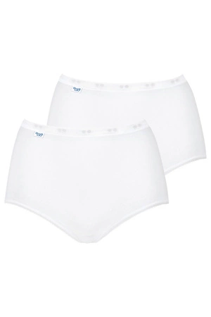 Wysokie figi Sloggi 10043769 Basic+ Maxi 2P 0003-white 