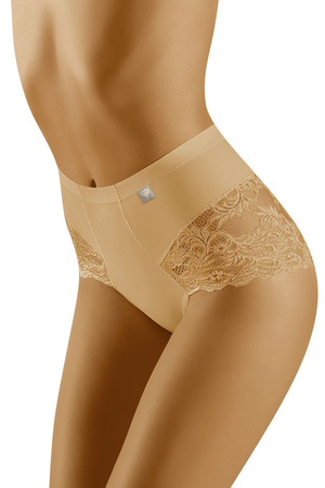 Wol-Bar Diamond 3506 Majtki wysokie figi, beżowy