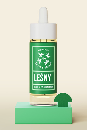 Olejek do twarzy Mydlarnia Cztery Szpaki Olejek do brody - Leśny naturalny