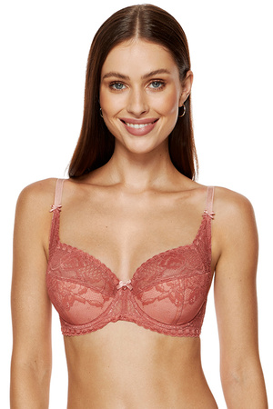 Biustonosz półusztywnianyGorteks Bisou/B3 miedziany 