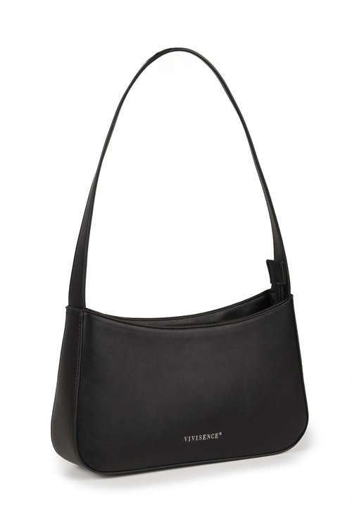 Vivisence T0020 torebka na ramię z zamkiem black