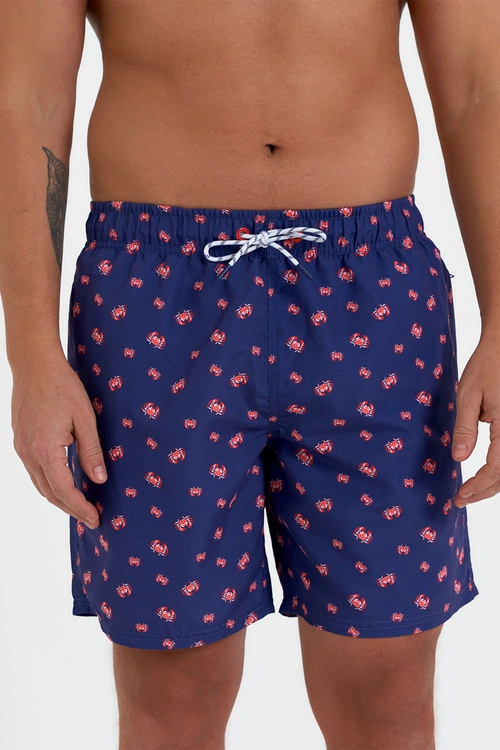 Moraj KSZ2600-006 bermudy kąpielowe szybkoschnące patt 2-navy