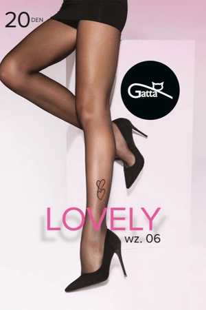 Gatta Lovely 06 20 DEN Wyrób pończoszniczy rajstopy, nero
