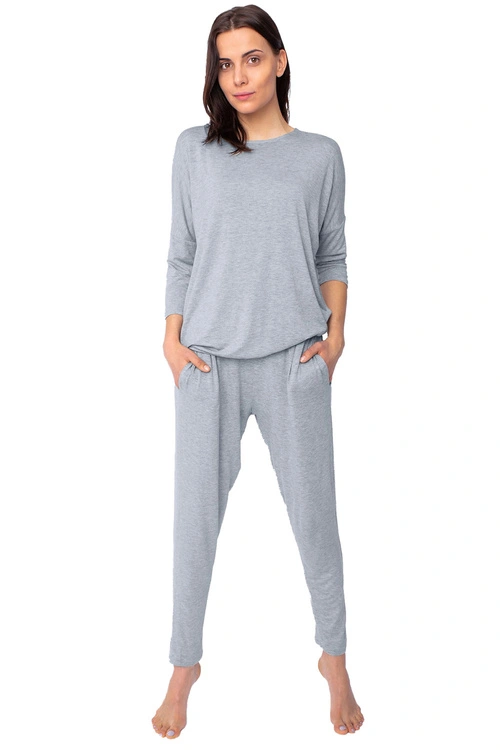 Italian Fashion Styl r.3/4 dł.sp. Dres homewear, melanż