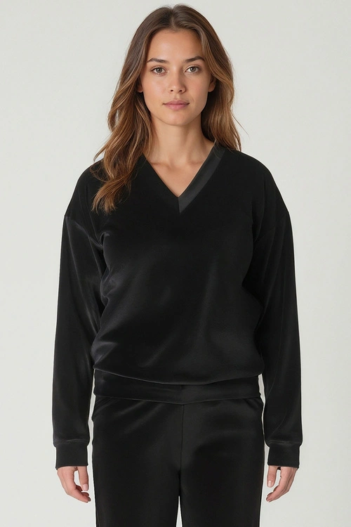 Bluza nierozpinana Vivisence 9002 czarny