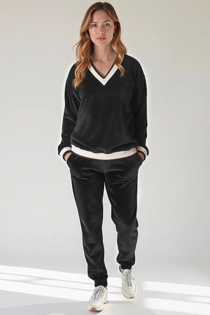 Komplet bluza+spodnie Vivisence 9201kmpl czarny