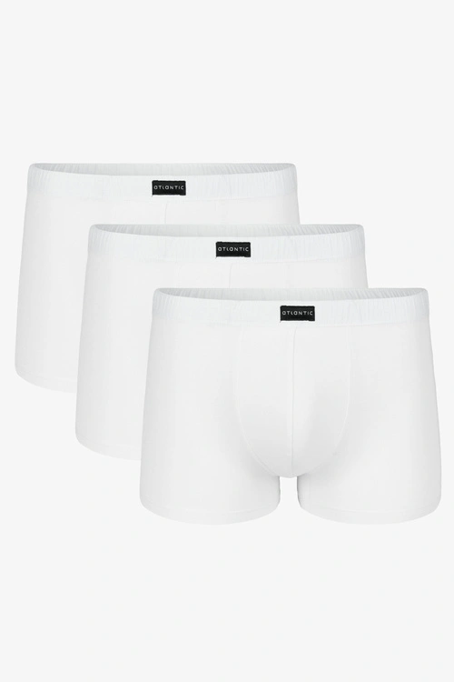 Atlantic 3BMH-007 bokserki 3-pack dopasowany krój biały