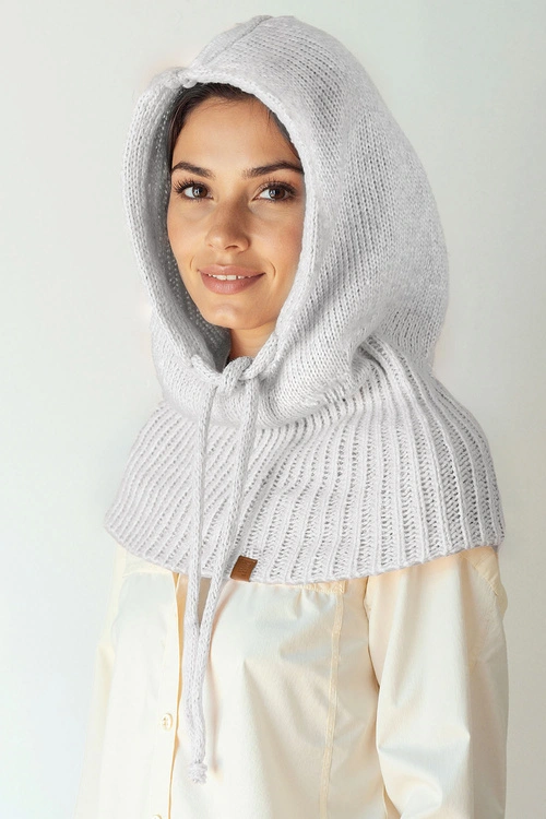 Kaptur balaclava Vivisence 70110 jasny szary