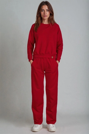 Komplet bluza+spodnie Vivisence 9205kmpl czerwony