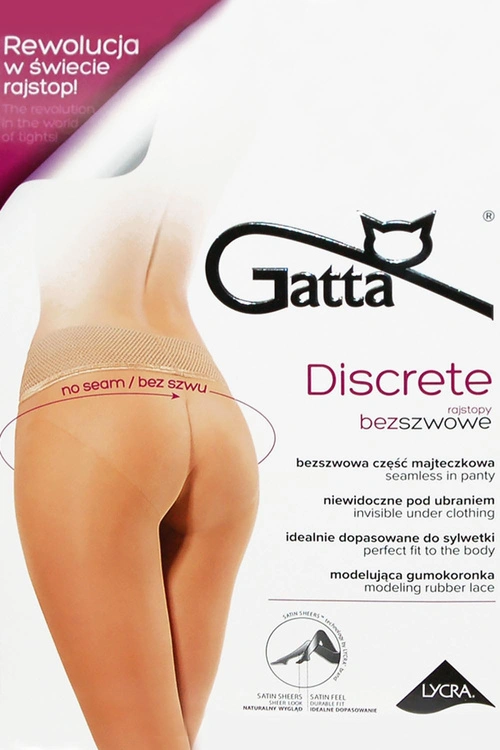 Gatta Discrete 01 Wyrób pończoszniczy rajstopy, daino