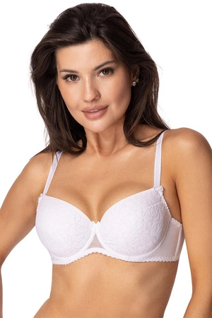 Biustonosz push-up PariPari Laila white