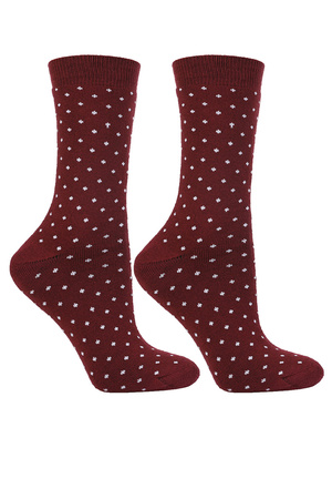 Skarpety za kostkę Moraj CSL300-082 wine red