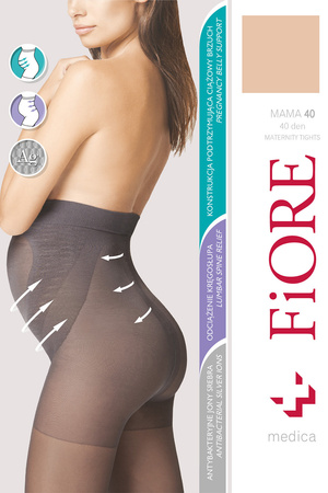 Wyrób pończoszniczy rajstopyFiore Mama 40 den M5209 natural 