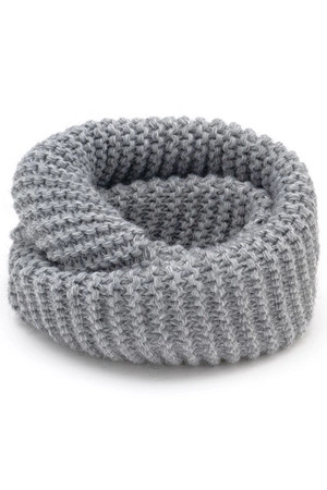 Pamami 17251 komin dziecięcy dzianinowy jasnoszary