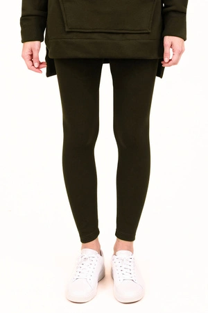 Vivisence 9106 legginsy prążkowane z bawełny zielony