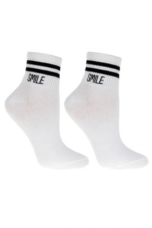 Moraj CSL200-898 skarpetki za kostkę bawełniane biały