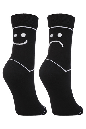 Moraj CSL250-914 skarpety za kostkę, bawełniane black