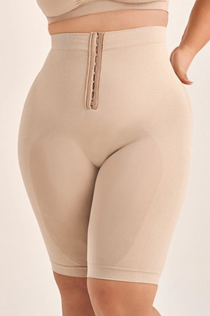 Gabriella Maxi Shape Corset Shorts szorty modelujące z haftkami natural