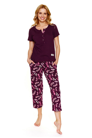 Piżama Doctor Nap PM.7267 burgundy