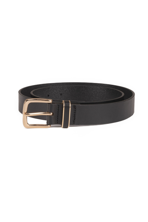 Pasek skórzany Vivisence P0001 black