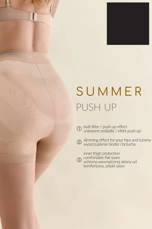 Modelujące szorty Gabriella Push Up code 987 nero