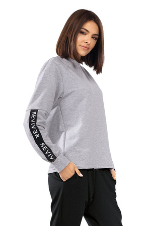 Bluza nierozpinana Reviver F5510 szary