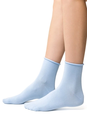 Skarpety za kostkę Steven 125 Bamboo jasny niebieski 