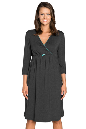 Italian Fashion Sonata r.3/4 Nocna koszulka, c.melanż/zielony