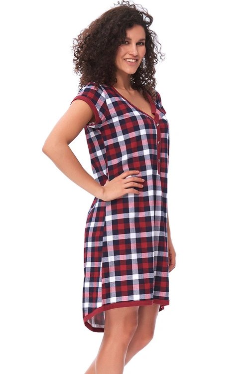 Doctor Nap TM.9620 Nocna koszula, dark red