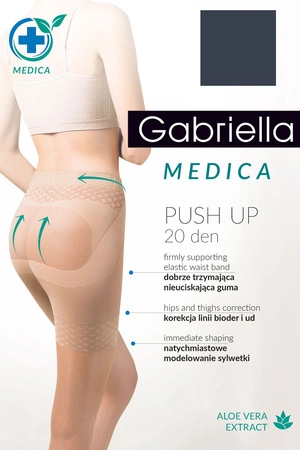 Gabriella Medica Push-up 20 Den Code 127 Wyrób pończoszniczy rajstopy, grafit
