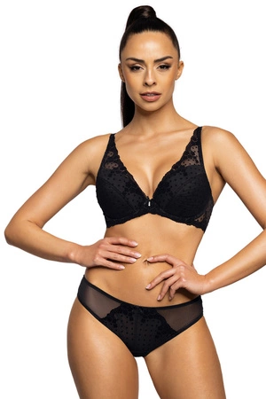 Biustonosz push-up Mat 3750/11 Bessie czarny
