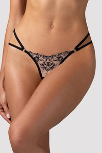 Obsessive Vila Blanes stringi otwarte z haftem multicolor