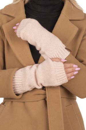 Rękawiczki dzianinowe Vivisence 7215 pudrowy róż