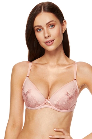 Biustonosz push-up Gorteks Mable/B1 różowy 