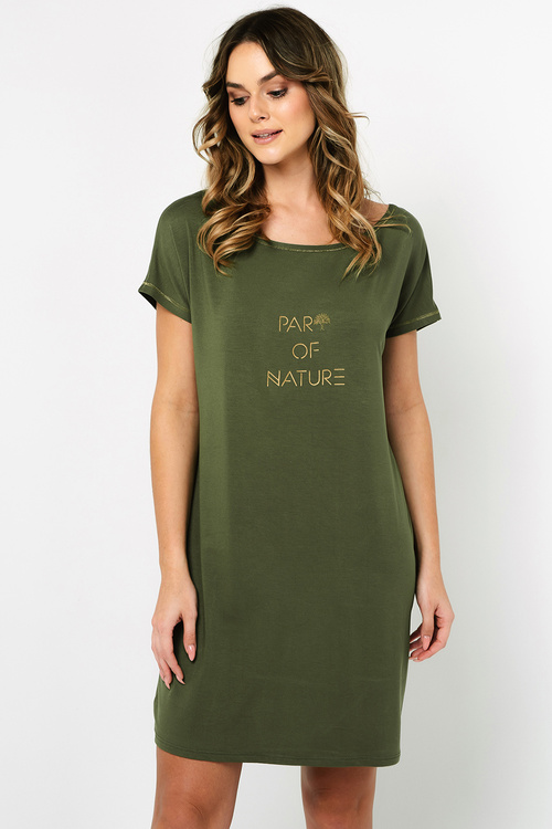Koszula Italian Fashion Natura kr.r. khaki 