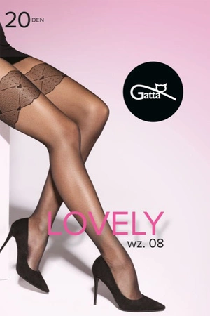 Gatta Lovely 08 20 DEN Wyrób pończoszniczy rajstopy, nero
