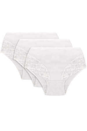 Wysokie figi Vivisence 4008 3-pack biały 