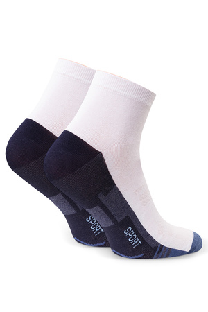 Skarpety za kostkę Steven 054-281 biały