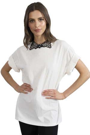 Julimex Kołnierzyk Classy Akcesoria ozdobne kołnierzyk, czarny