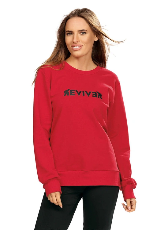 Bluza nierozpinana Reviver F5603 czerwony