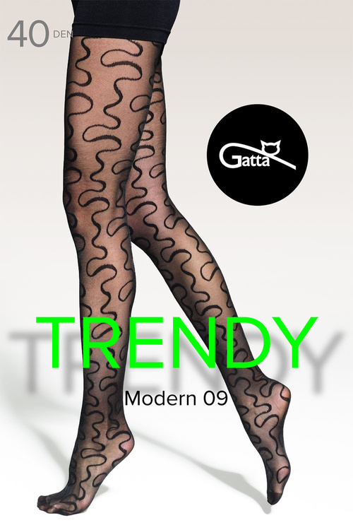 Rajstopy Gatta Modern 09 40 DEN nero