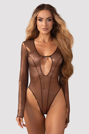 Body sexy Obsessive Soranna long-sleeved teddy black