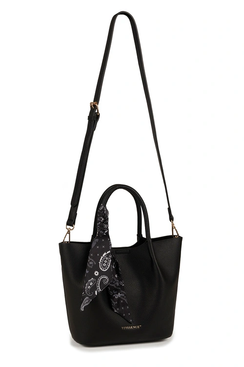 Vivisence T0019 torebka na ramię z zapięciem na magnes black