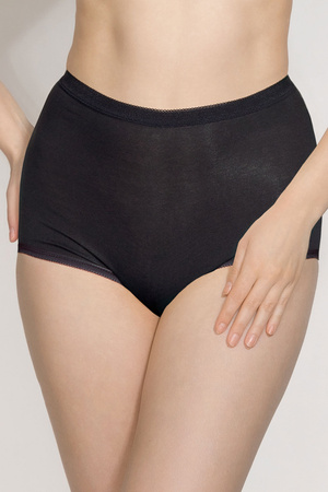 Majtki wysokie figi Mitex Lara czarny 