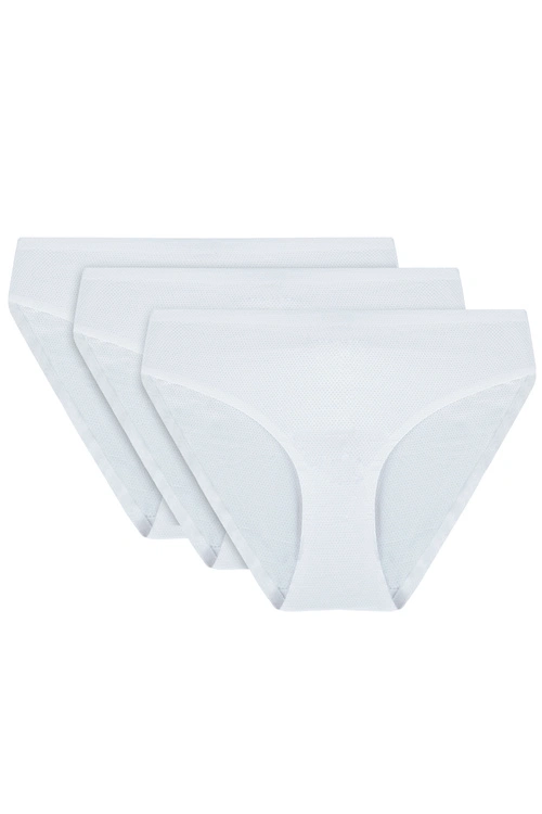 Vivisence 4011 3-pack Majtki figi, biały