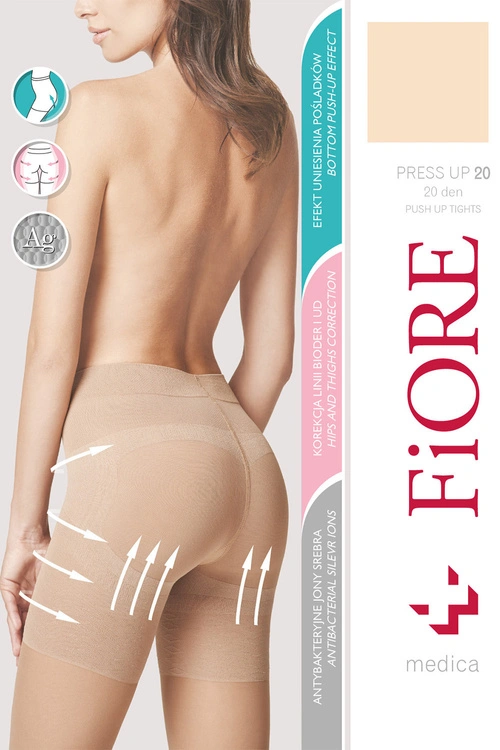Fiore Press Up 20 den M5203 Wyrób pończoszniczy rajstopy, natural