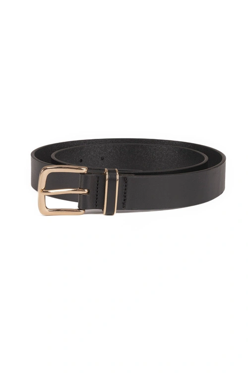 Pasek skórzany Vivisence P0001 black