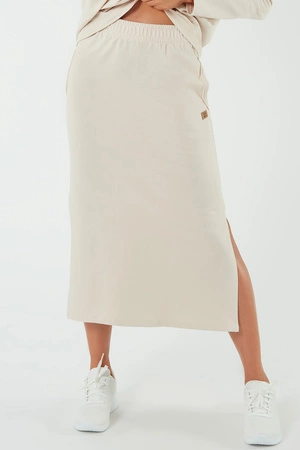 Spódnica Italian Fashion Stella maxi beż 